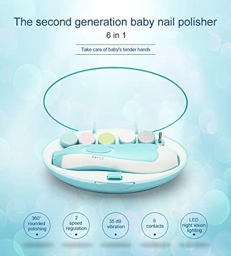 6-in-1 Baby Nail Clippers with LED Light